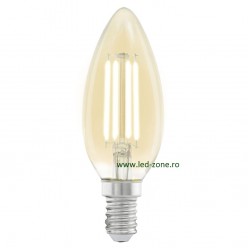 Bec LED Vintage E14 4W Lumanare C35