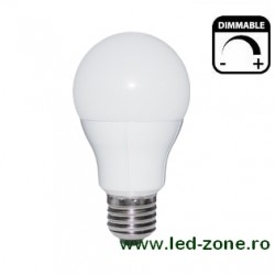 Bec LED E27 5W Glob Mat Dimabil