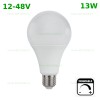 Bec LED E27 13W Glob Mat 12-48V Dimabil