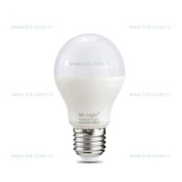 BECURI LED E27, Bec LED E27 6W RGB CCT Smart, LED-Zone.ro