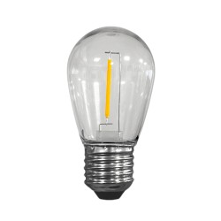 Bec LED E27 1W Filament Para Clar ST45