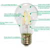 Bec LED E27 8W Filament Glob Clar A60