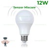 Bec LED E27 12W Glob Mat 260 Grade Senzor Miscare