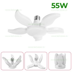 Bec LED E27 55W Pliabil 5 Segmente