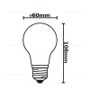 Bec LED Vintage E27 7W Glob A60