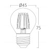 Bec LED Vintage E27 4W G45