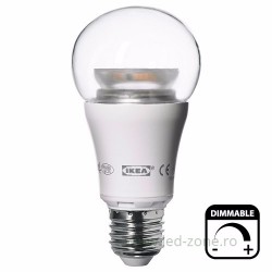 Bec LED E27 10W Glob Clar Dimabil