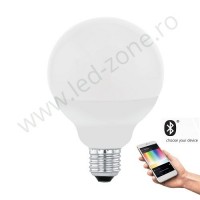 BECURI LED, Bec LED E27 13W Glob Mat RGB + White Premium, LED-Zone.ro