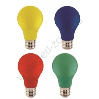 BECURI LED E27, Bec LED E27 3W Glob Mat Color, LED-Zone.ro