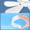 Bec LED E27 20W CCT Dimabil cu Ventilator si Telecomanda