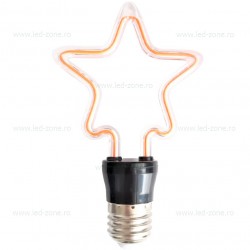 Bec LED E27 4W Decorativ Stea