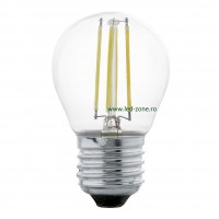 BECURI LED - Reduceri Bec LED E27 6W Filament Glob Clar G45 Promotie