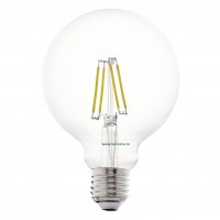 BECURI LED E27 - Reduceri Bec LED E27 4W Filament Glob Clar G95 Promotie