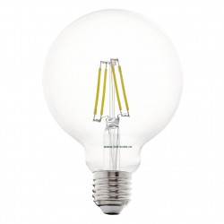 Bec LED E27 4W Filament Glob Clar G95