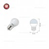 Bec LED E27 4W Iluminare 200 Grade G45 ELITE