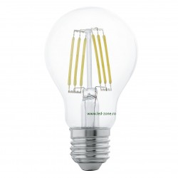 Bec LED E27 6W Filament Glob Clar A60