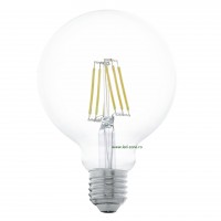 BECURI LED E27 - Reduceri Bec LED E27 6W Filament Glob Clar G95 Promotie