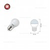 Bec LED E27 6W Iluminare 200 Grade G45 ELITE