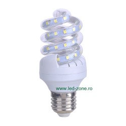 Bec LED E27 7W Spirala