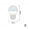 Bec LED E27 10W Iluminare 200 Grade G45 ELITE