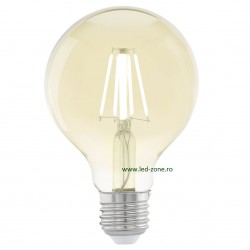 Bec LED Vintage E27 4W Glob G80