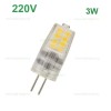 Bec LED G4 3W SMD Plastic 220V 
