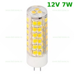 Bec LED G4 7W Corn Ceramica 12V