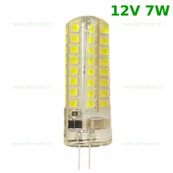 Bec LED G4 7W Corn Silicon 12V