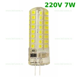 Bec LED G4 7W Corn Silicon 220V