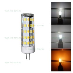 Bec LED G4 9W Corn Ceramica 3 Functii 220V