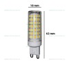 Bec LED G9 12W Corn Ceramica 3 Functii
