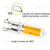 Bec LED G9 2W Corn Sticla