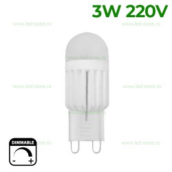 Bec LED G9 3W Corn Dimabil