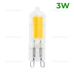 Bec LED G9 3W Corn Sticla