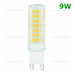 Bec LED G9 9W Corn Ceramica