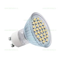 BECURI SPOT LED - Reduceri Bec Spot LED GU10 2W 30xSMD3528 220V  Promotie