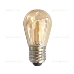 Bec LED Vintage E27 1W Para ST45