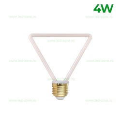 Bec LED Vintage E27 4W Triunghi
