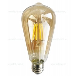 Bec LED Vintage E27 8W Para ST64