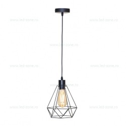 Pendul Soclu E27 Vintage Negru LZ03