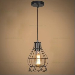 Pendul Soclu E27 Vintage Negru LZ02