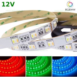 Banda LED 5050 60 SMD/ML RGBWW Interior 12V