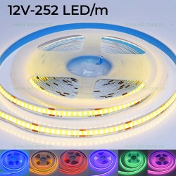 Banda LED COB 252 LED/ML Interior Diverse Culori 12V 