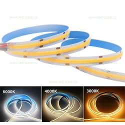Banda LED COB 320 LED/ML Interior Diverse Culori 12V