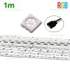 Banda Rigida LED RGB 5050 60SMD/ML Interior 100cm 12V