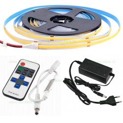 Kit Banda LED COB Rola 5m 12V RF