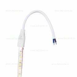 Alimentare Fire Banda LED 220V Autoadeziva Taiere 10cm