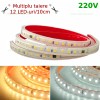 Banda LED 2835 120 SMD/ML 220V Autoadeziva Taiere 10cm