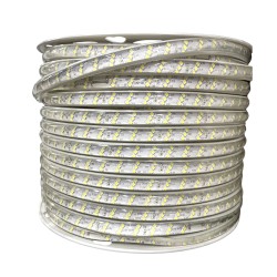 Banda LED 2835 276 SMD/ML Furtun Silicon 220V Lupa Rola 50m