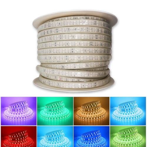 Banda LED 5050 120 SMD/ML RGB 220V Lupa Rola 50m - LED Zone